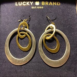 Lucky Brand Concentric Circle Earrings